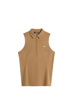 Golf|Tanks<J.Lindeberg Dena Sleeveless Top TigersEye