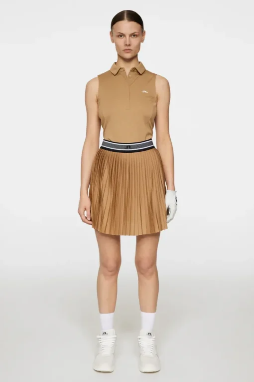 Golf|Tanks<J.Lindeberg Dena Sleeveless Top TigersEye