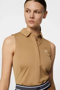 Golf|Tanks<J.Lindeberg Dena Sleeveless Top TigersEye