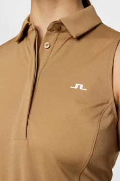Golf|Tanks<J.Lindeberg Dena Sleeveless Top TigersEye
