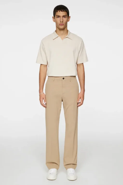 Trousers|Bottoms<J.Lindeberg Dropper Seersucker Pants BatiqueKhaki