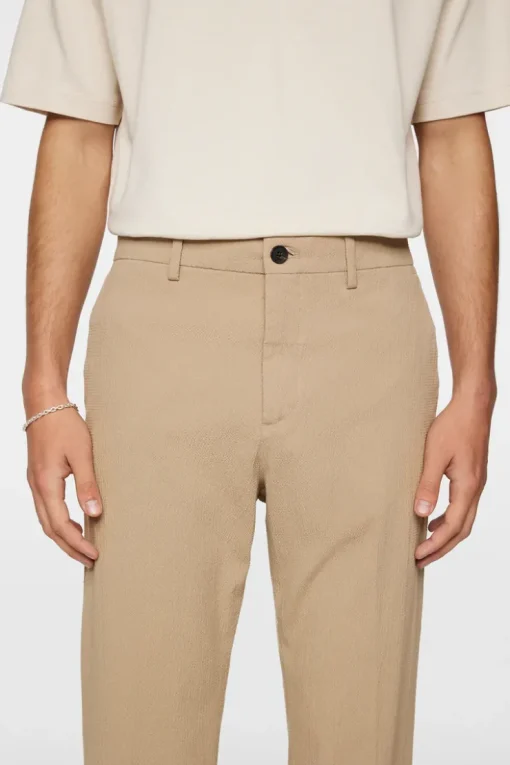 Trousers|Bottoms<J.Lindeberg Dropper Seersucker Pants BatiqueKhaki