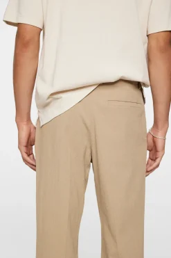 Trousers|Bottoms<J.Lindeberg Dropper Seersucker Pants BatiqueKhaki