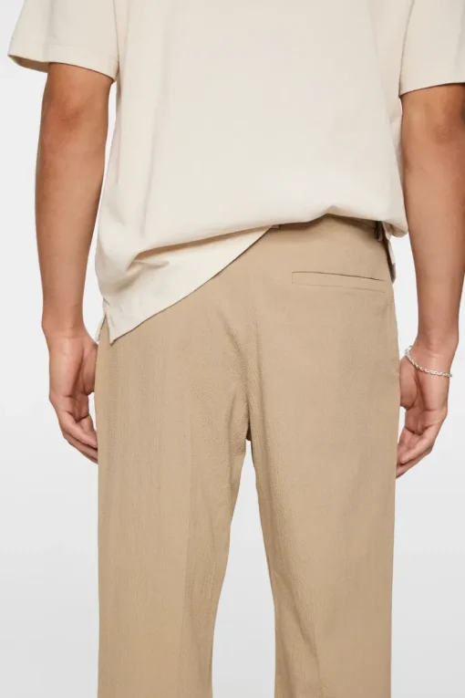 Trousers|Bottoms<J.Lindeberg Dropper Seersucker Pants BatiqueKhaki
