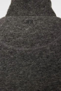 Après Ski<J.Lindeberg Duncan Wool Fleece Vest LightGreyMelange