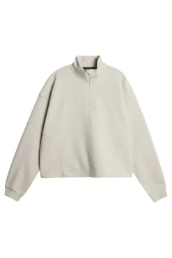 Tennis|Sweaters<J.Lindeberg Elin Zip Sweatshirt Moonbeam