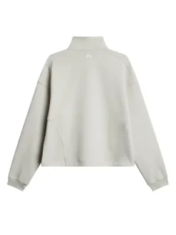 Tennis|Sweaters<J.Lindeberg Elin Zip Sweatshirt Moonbeam