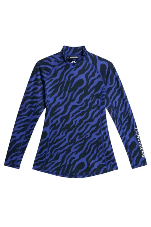 Golf|Base & Mid Layers<J.Lindeberg Ella Print Compression Top TourTigerClematisM