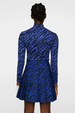 Golf|Base & Mid Layers<J.Lindeberg Ella Print Compression Top TourTigerClematisM