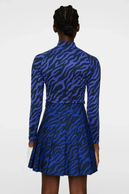 Golf|Base & Mid Layers<J.Lindeberg Ella Print Compression Top TourTigerClematisM