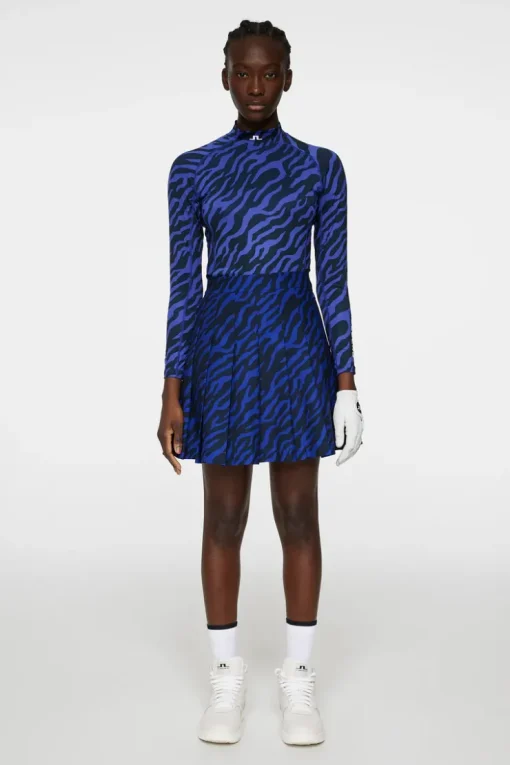 Golf|Base & Mid Layers<J.Lindeberg Ella Print Compression Top TourTigerClematisM