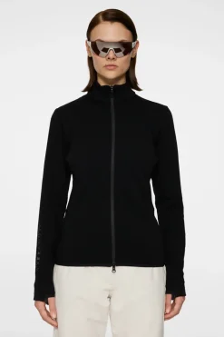 Ski|Base & Mid Layers<J.Lindeberg Emeliz Merino Mid Layer Black