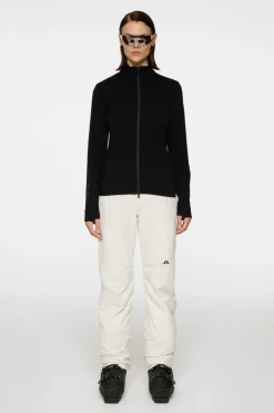 Ski|Base & Mid Layers<J.Lindeberg Emeliz Merino Mid Layer Black