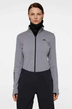 Ski|Tops<J.Lindeberg Emeliz Merino Mid Layer NightOwl