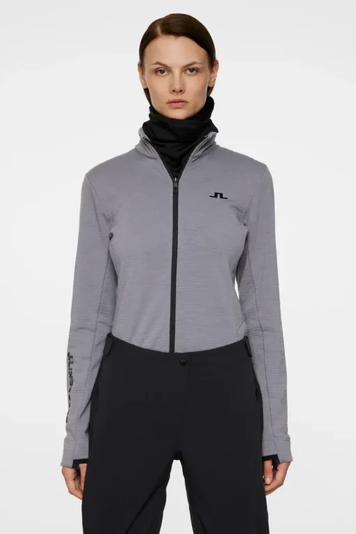 Ski|Tops<J.Lindeberg Emeliz Merino Mid Layer NightOwl