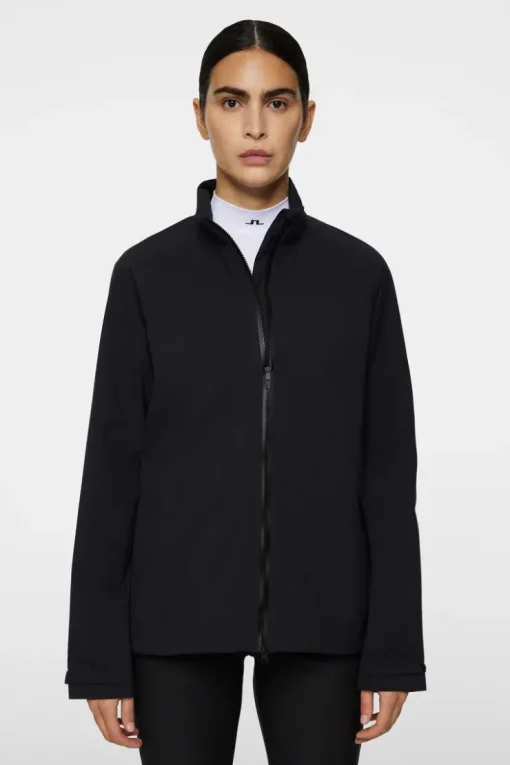 Golf|Jackets<J.Lindeberg Evertine Rain Jacket Black