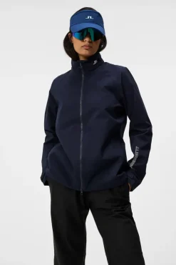 Jackets<J.Lindeberg Evertine Rain Jacket JLNavy