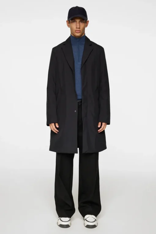 Jackets|Outerwear<J.Lindeberg Farris 2L Padded Coat Black
