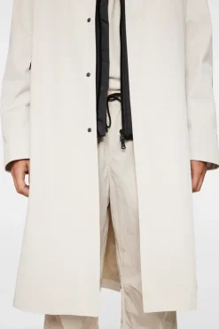 Jackets|Outerwear<J.Lindeberg Frankie 2L Raglan Coat Moonbeam