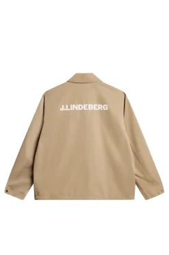 Jackets|Outerwear<J.Lindeberg Frazer Coach Jacket BatiqueKhaki