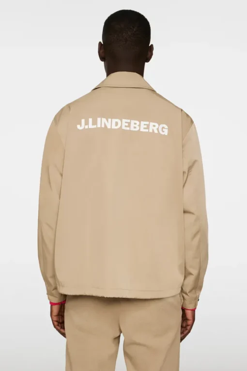 Jackets|Outerwear<J.Lindeberg Frazer Coach Jacket BatiqueKhaki