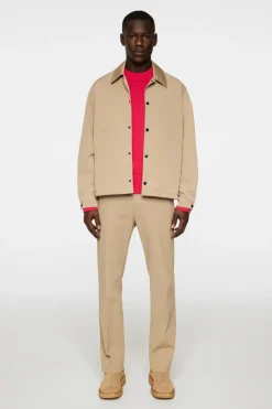 Jackets|Outerwear<J.Lindeberg Frazer Coach Jacket BatiqueKhaki