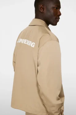 Jackets|Outerwear<J.Lindeberg Frazer Coach Jacket BatiqueKhaki