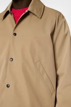Jackets|Outerwear<J.Lindeberg Frazer Coach Jacket BatiqueKhaki