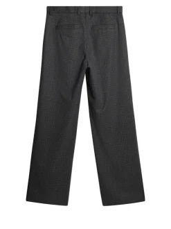 Trousers|Bottoms<J.Lindeberg Gaspard Wool Ripstop Pants LavaSmoke