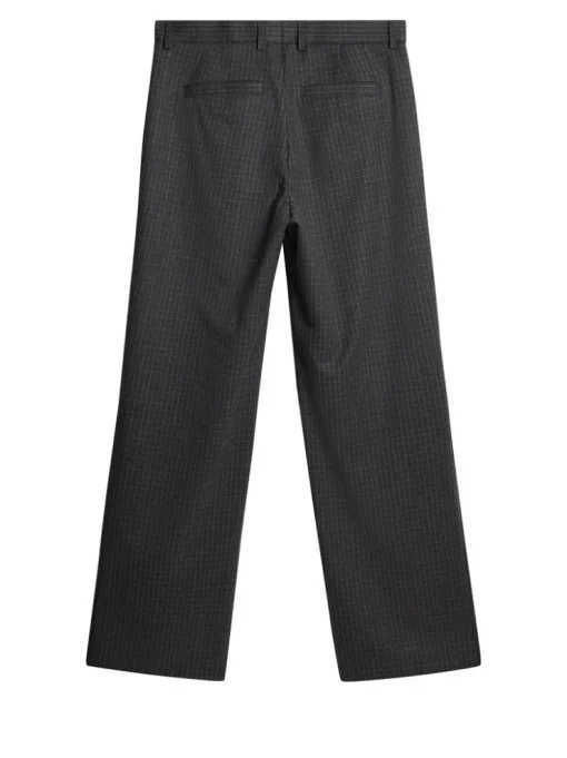 Trousers|Bottoms<J.Lindeberg Gaspard Wool Ripstop Pants LavaSmoke