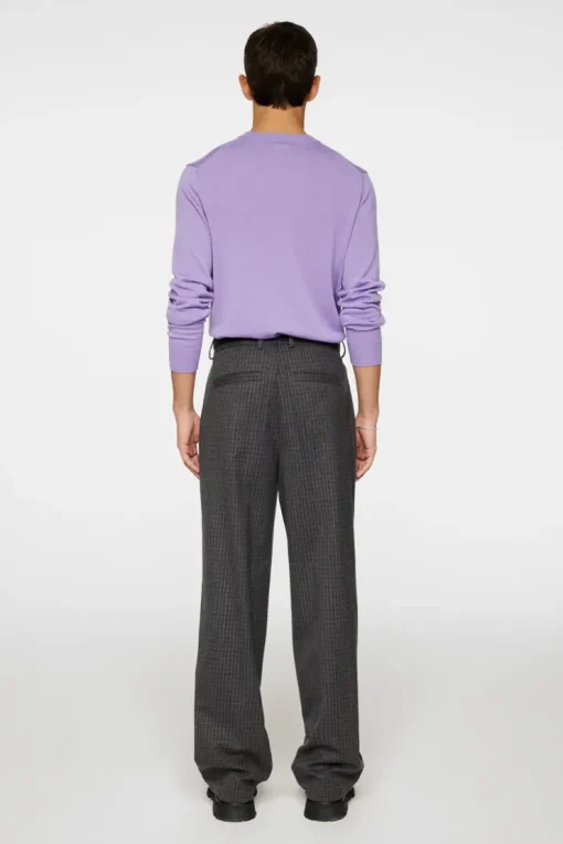 Trousers|Bottoms<J.Lindeberg Gaspard Wool Ripstop Pants LavaSmoke