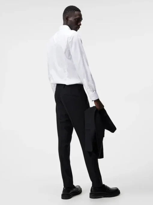 Suits & Tailoring|Tailored Trousers<J.Lindeberg Grant Active Hopsack Pants Black