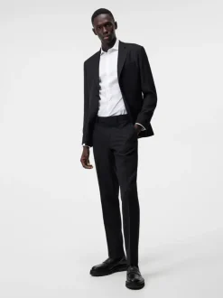 Suits & Tailoring|Tailored Trousers<J.Lindeberg Grant Active Hopsack Pants Black