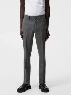 Suits & Tailoring|Tailored Trousers<J.Lindeberg Grant Active Hopsack Pants GreyMelange