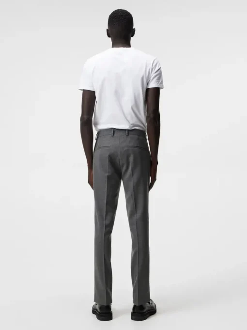 Suits & Tailoring|Tailored Trousers<J.Lindeberg Grant Active Hopsack Pants GreyMelange