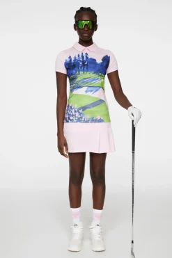 Golf|Tops<J.Lindeberg Gunni Polo WatercolorPink