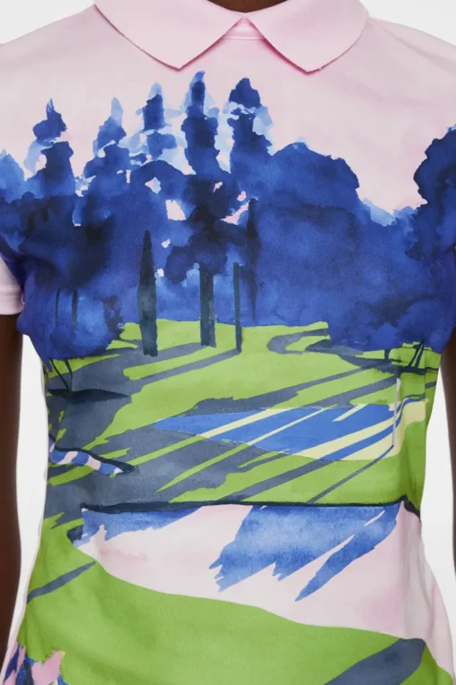 Golf|Tops<J.Lindeberg Gunni Polo WatercolorPink