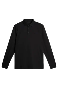 Golf|Polo Shirts<J.Lindeberg Gustaf LS Polo Black