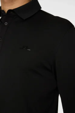 Golf|Polo Shirts<J.Lindeberg Gustaf LS Polo Black