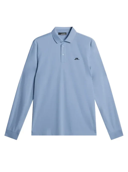 Golf|Polo Shirts<J.Lindeberg Gustaf LS Polo RainWashed