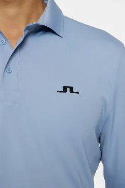 Golf|Polo Shirts<J.Lindeberg Gustaf LS Polo RainWashed