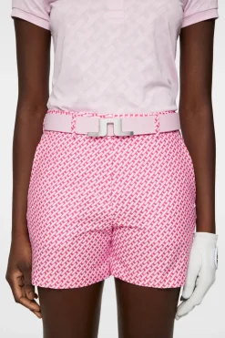 Golf|Shorts<J.Lindeberg Gwen Printed Shorts TourGeoPinkS