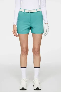 Golf|Bottoms<J.Lindeberg Gwen Shorts Teal