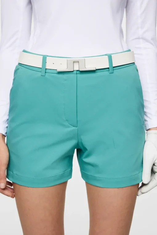 Golf|Bottoms<J.Lindeberg Gwen Shorts Teal