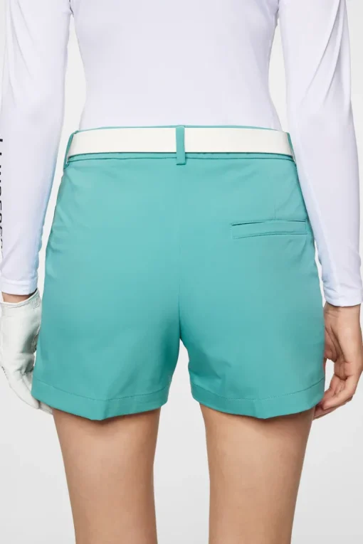 Golf|Bottoms<J.Lindeberg Gwen Shorts Teal