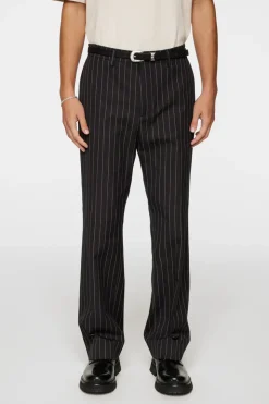 Trousers|Bottoms<J.Lindeberg Haij Pin Stripe Pants Black