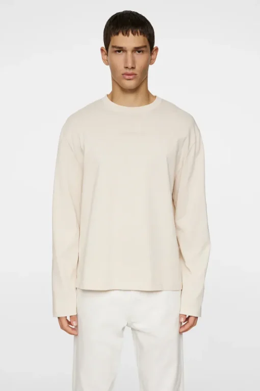 T-shirts|Tops<J.Lindeberg Hale Logo Longsleeve T-shirt Moonbeam