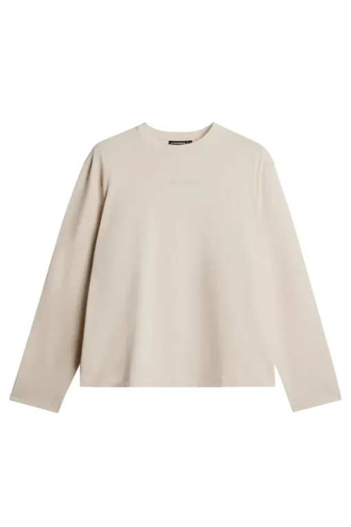 T-shirts|Tops<J.Lindeberg Hale Logo Longsleeve T-shirt Moonbeam