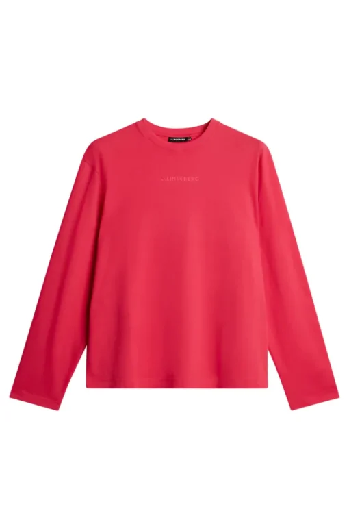 T-shirts|Tops<J.Lindeberg Hale Logo Longsleeve T-shirt Azalea