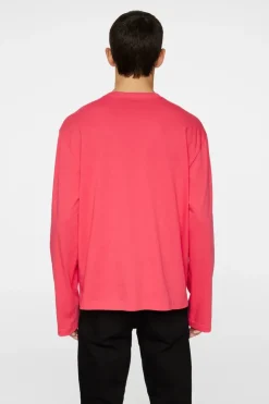 T-shirts|Tops<J.Lindeberg Hale Logo Longsleeve T-shirt Azalea
